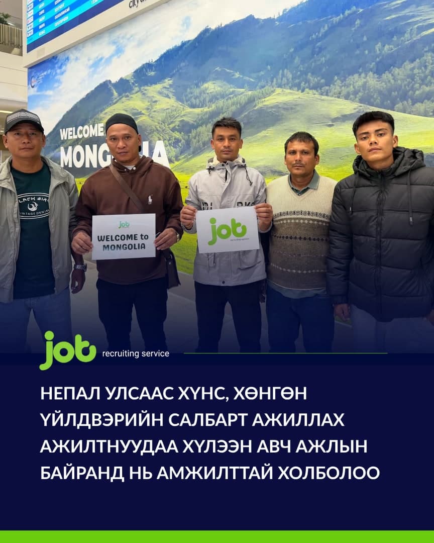 Receiving our workers from Nepal to work in the food and light-industry sector and successfully placing them in their jobs